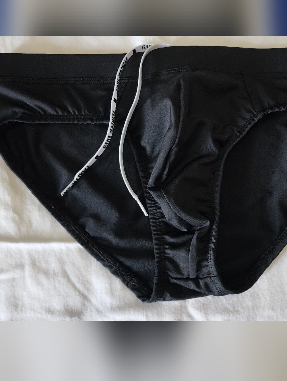 Men' GaryM Black Swim Briefs